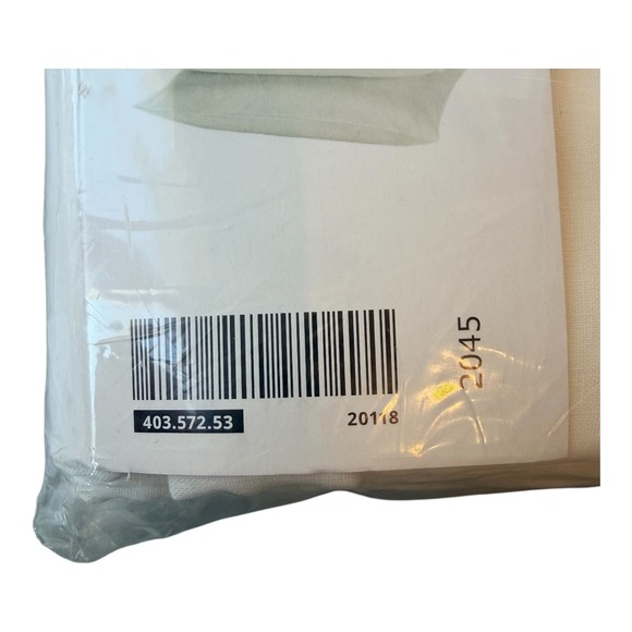 IKEA DVALA King White Pillowcases Set of 2 100% Cotton 152 Thread Count - Picture 2 of 3